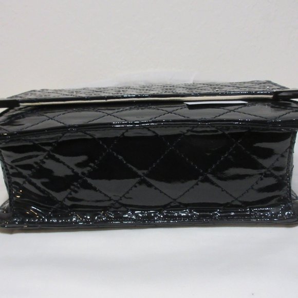 Vera Bradley Cole Mini Shoulder Bag Glossy NAVY MSRP $575 Limited Edition NWT! - Picture 7 of 15